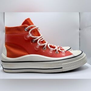 Converse Chuck Taylor All Star 70 Hi Lift‎ Platform Orange Sneakers Men’s 6.5
